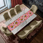 Pink Flourishing Floral Table Runner  By Mark Van Vuuren