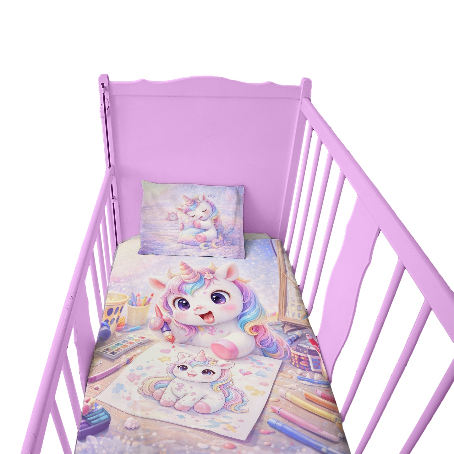Pink Friend Cot Set