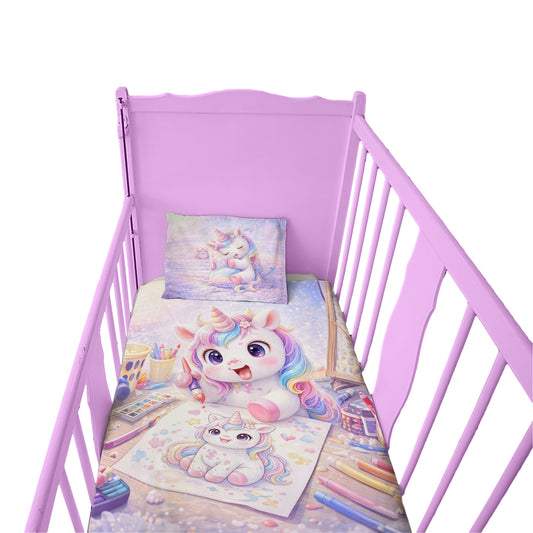 Pink Friend Cot Set