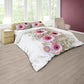 Pink Gerbera Daisies Duvet Cover Set