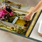 Pink Hanging Flowers Door Decoupage