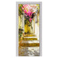 Pink Hanging Flowers Door Decoupage