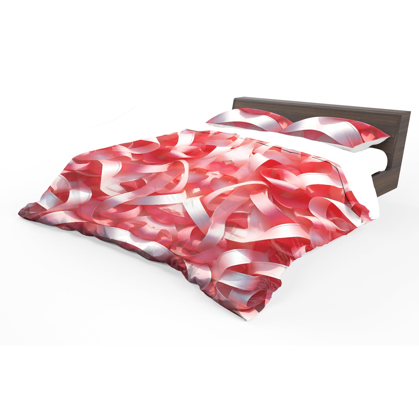 Pink Infinite Loop Duvet Cover Set