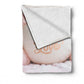 Pink Leopard Cub Baby Fleece Blanket