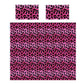 Pink Leopard Fur Duvet Cover Set