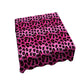 Pink Leopard Fur Square Tablecloth