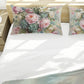 Pink Painted Peony & Succulents Duvet Cover Set