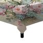 Pink Painted Peony & Succulents Square Tablecloth
