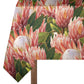Pink Painted Proteas 3m Rectangle Tablecloth