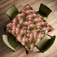 Pink Painted Proteas Square Tablecloth