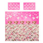 Pink Peeking Piglets Duvet Cover Set