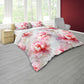 Pink Peonies on Silk Duvet Cover Set