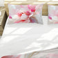 Pink Peonies on Silk Duvet Cover Set