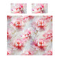 Pink Peonies on Silk Duvet Cover Set