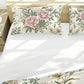 Pink Peony On Cream  Duvet Cover Set