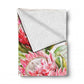 Pink Protea Dreams Light Weight Fleece Blanket by Mark van Vuuren