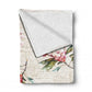 Pink Protea Script Light Weight Fleece Blanket by Mark van Vuuren