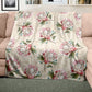 Pink Protea Script Light Weight Fleece Blanket by Mark van Vuuren