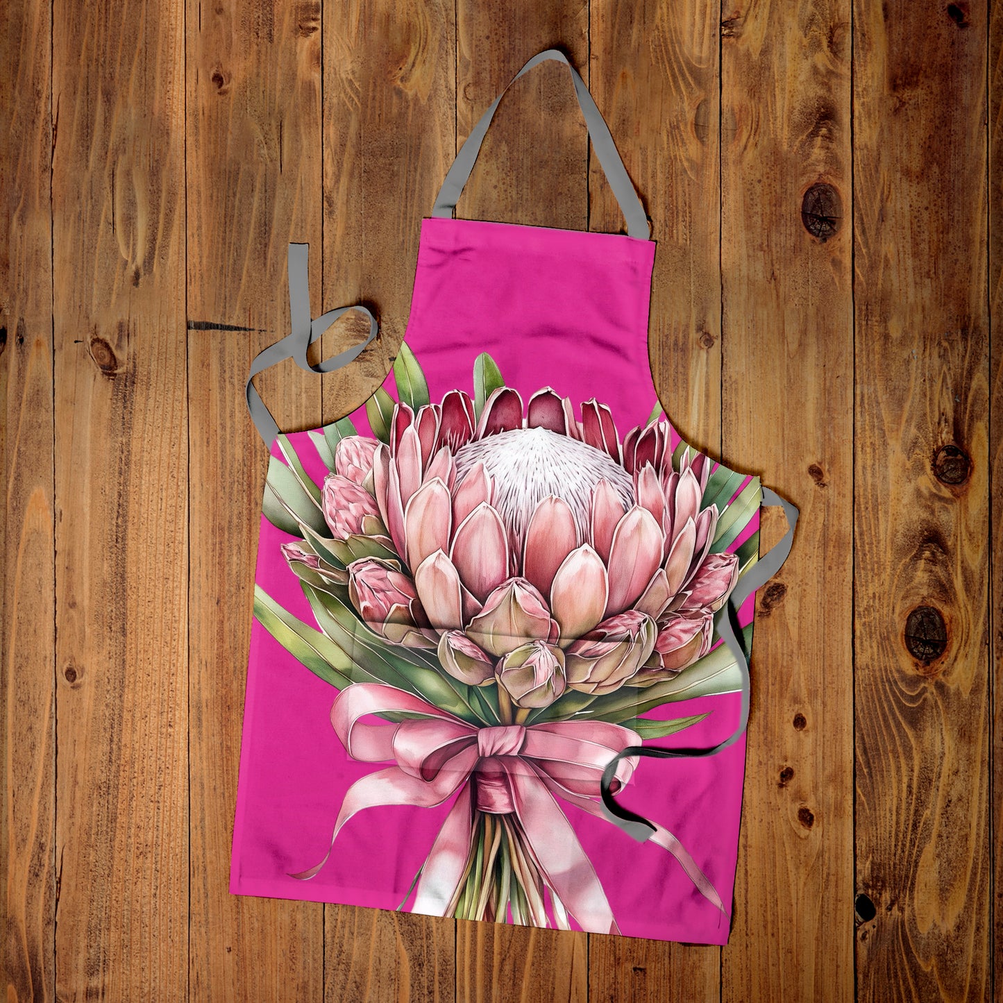 Pink Protea on Pink Apron by Mark van Vuuren