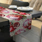 Pink Proteas & Pomegranates Script Table Runner by Mark van Vuuren