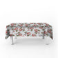Pink Proteas on White Rectangle Tablecloth by Mark van Vuuren