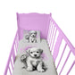 Pink Puppy Cot Duvet Set By Nathan Pieterse