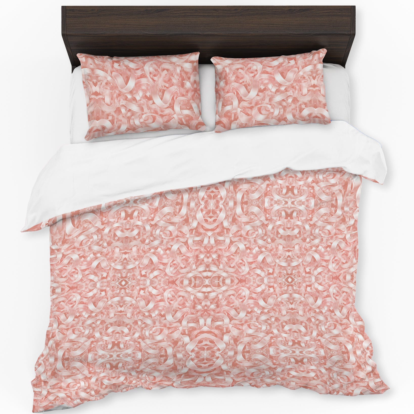 Pink Ribbons Duvet Cover Set – Print with Passion Decor