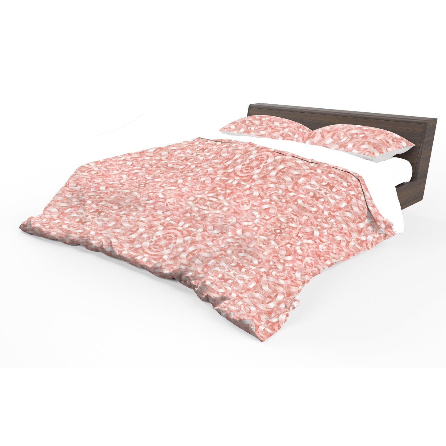Pink Ribbons Duvet Cover Set