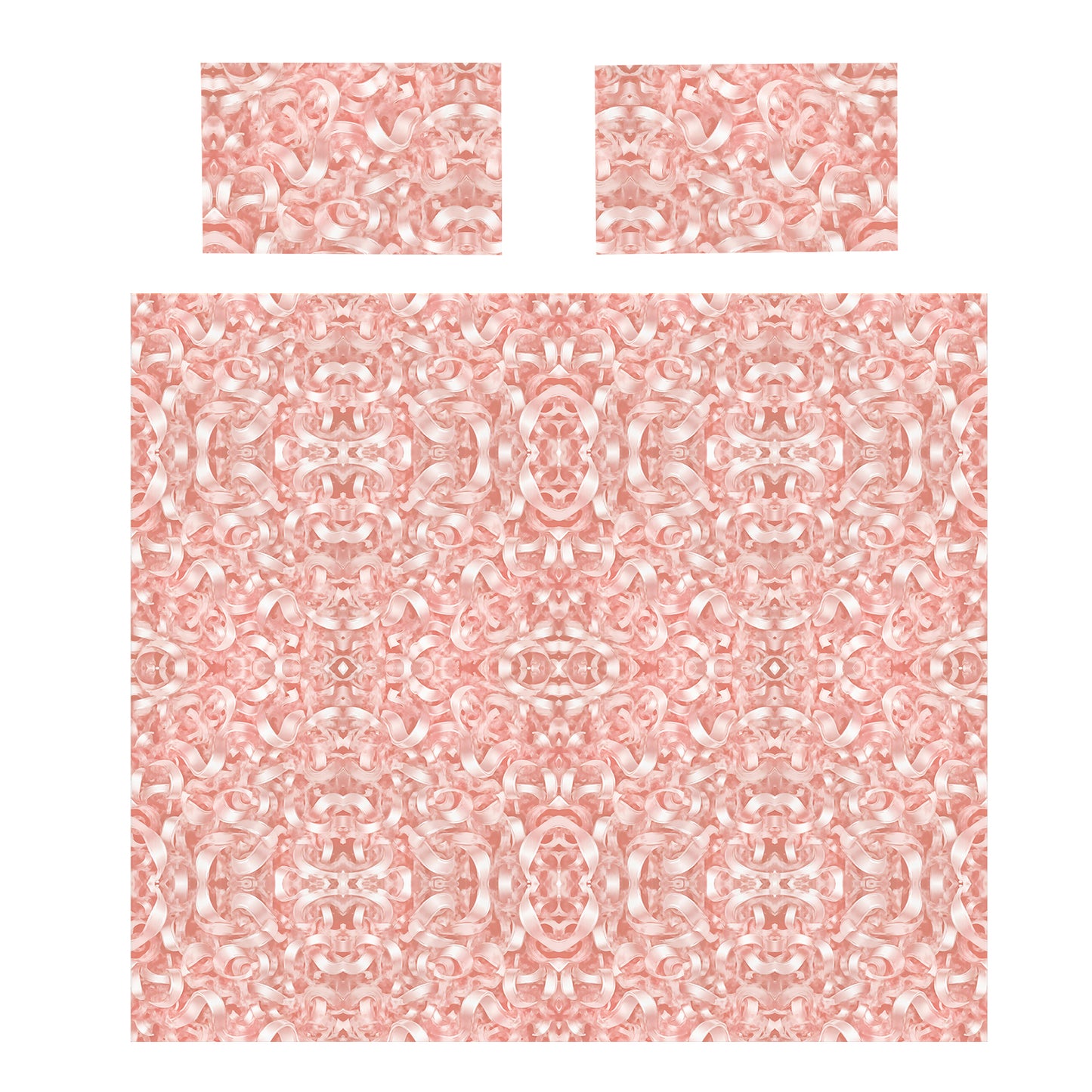 Pink Ribbons Duvet Cover Set
