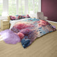 Pink Rose Bubbles Duvet Cover Set