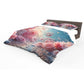 Pink Rose Bubbles Duvet Cover Set