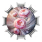 Pink Roses on Silk 2,3m Round Tablecloth