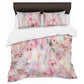 Pink Silk Duvet Cover Set