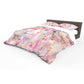 Pink Silk Duvet Cover Set