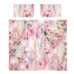 Pink Silk Duvet Cover Set