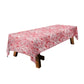 Pink Swirls 3m Rectangle Tablecloth