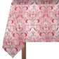 Pink Swirls 3m Rectangle Tablecloth