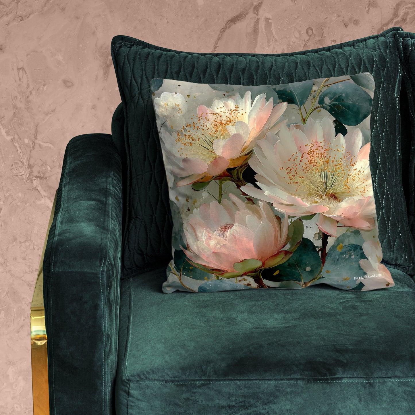 Pink Water Lily Luxury Scatter by Wikus Schalkwyk