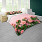 Pink Water Rose Duvet Cover Set