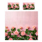 Pink Water Rose Duvet Cover Set