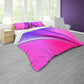 Pink Waves Duvet Cover Set