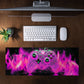 Pink Xbox Controller Flames Desk Pad