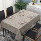 Pink, Blue Beige Geometric Lines Rectangle Tablecloth