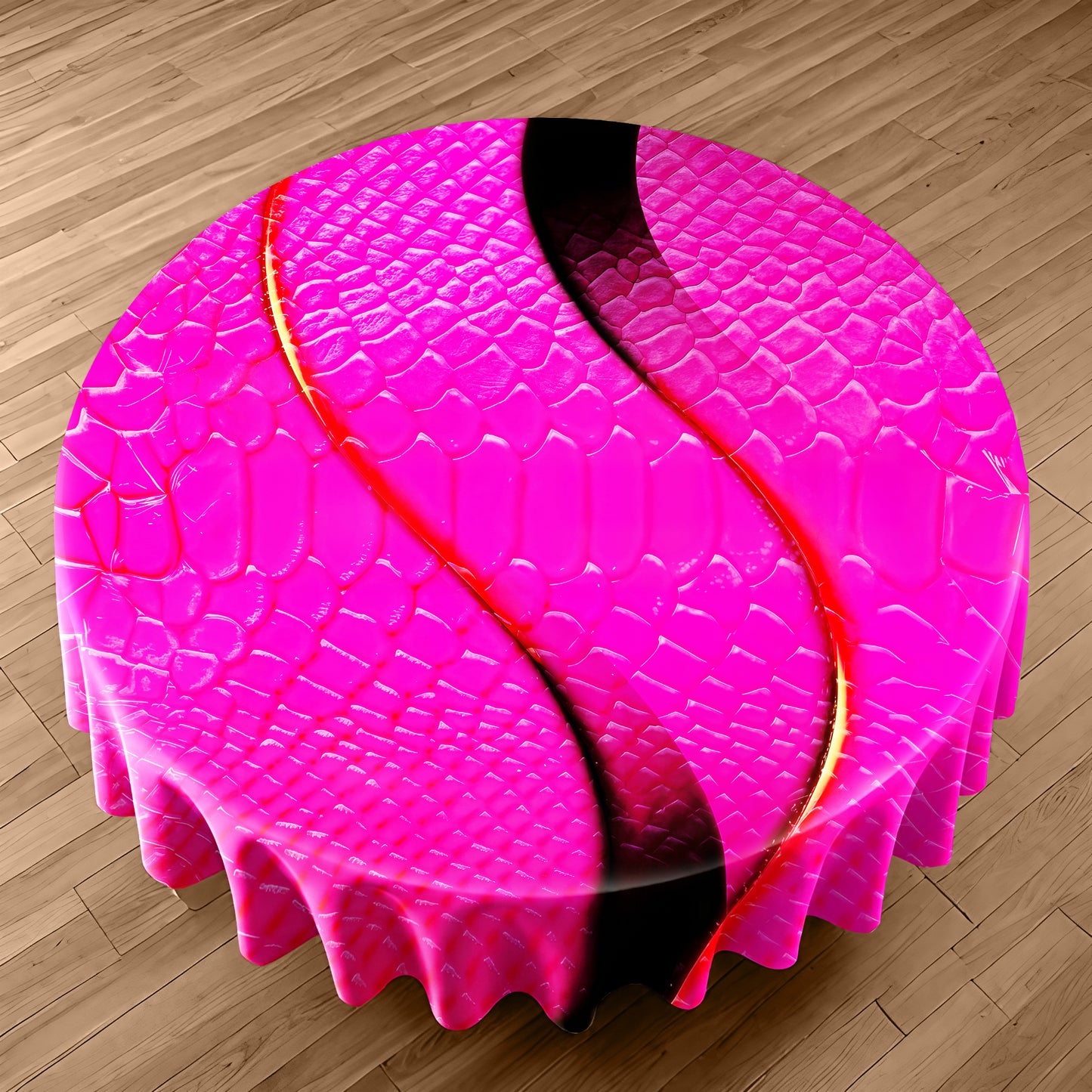 Pink & Fabulous Round Tablecloth