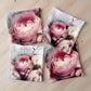 Pink Peonies Luxury Scatter Covers (Set of 4)