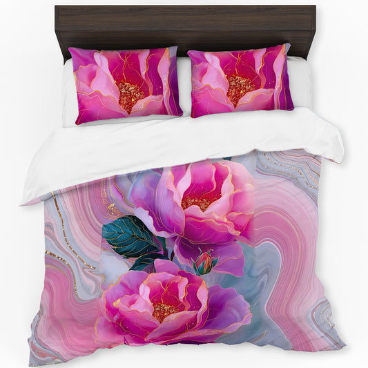 Pink & Purple Symphony Duvet Cover Set