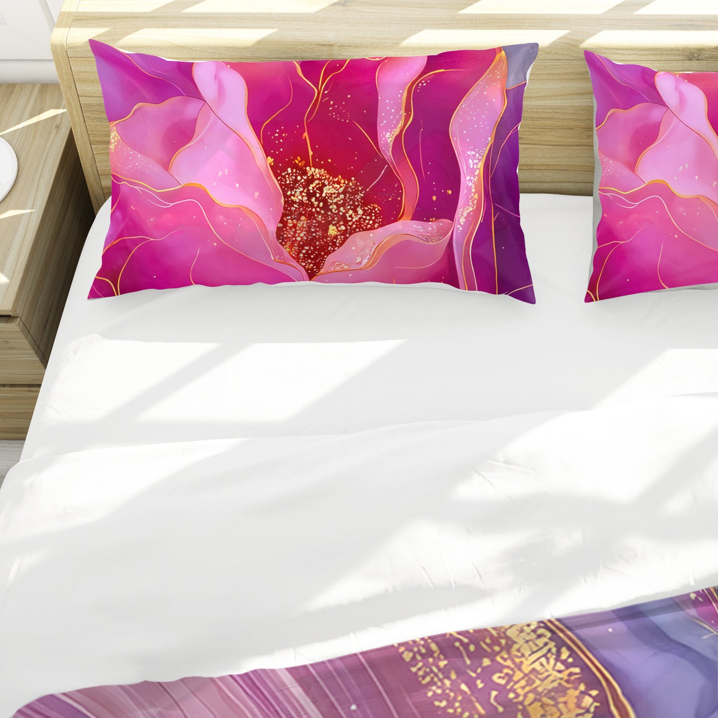 Pink & Purple Symphony Duvet Cover Set
