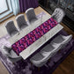 Pink and Purple Orchid Table Runner