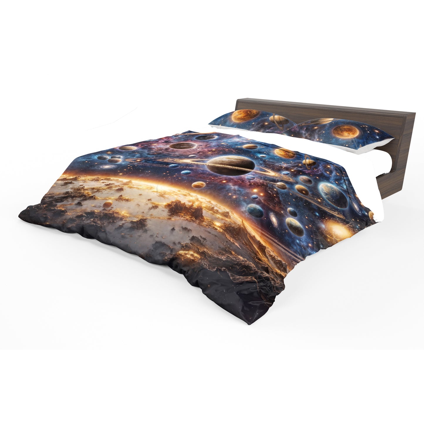 Planet Meeting Duvet Cover Set