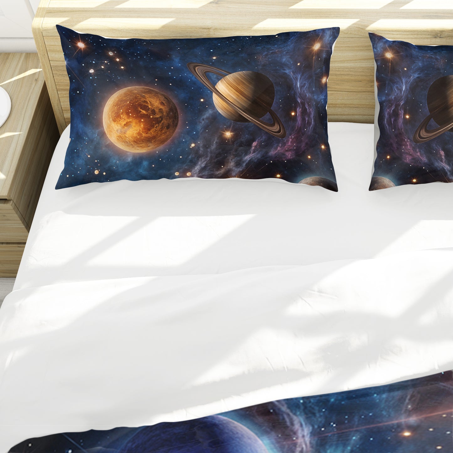 Planet Meeting Duvet Cover Set